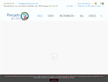 Tablet Screenshot of pescadoacasa.com